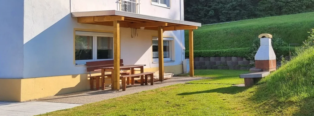 Grillplatz beim Gruppen Ferienhaus Arber Ferienhaus für Gruppen in Kaikenried