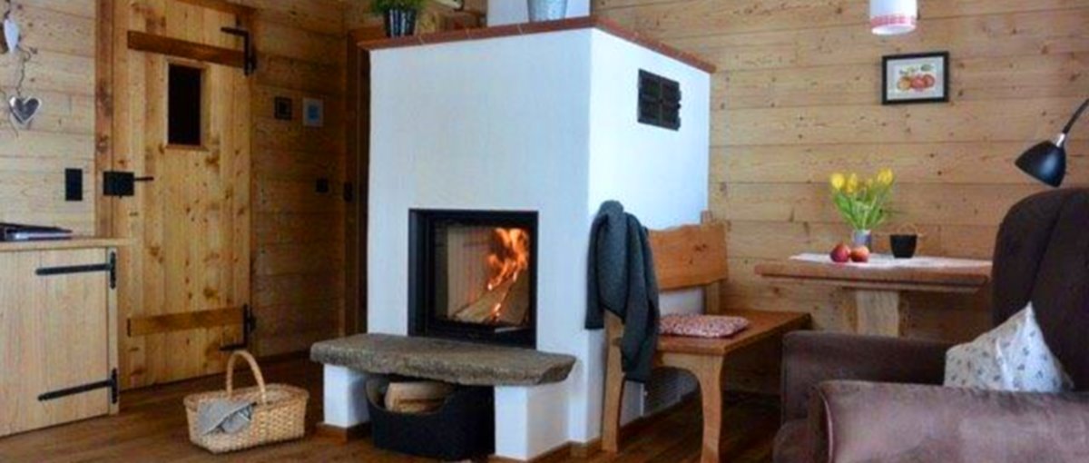 Romantik Chalet für zwei günstig buchen Ferienhütten im Bayerischen Wald mit Kaminofen