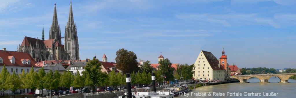 Ausflug nach Regensburg Dom und steinerne Brücke